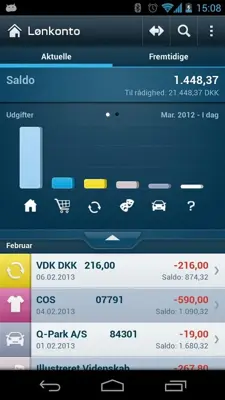 Mobilbank DK android App screenshot 5